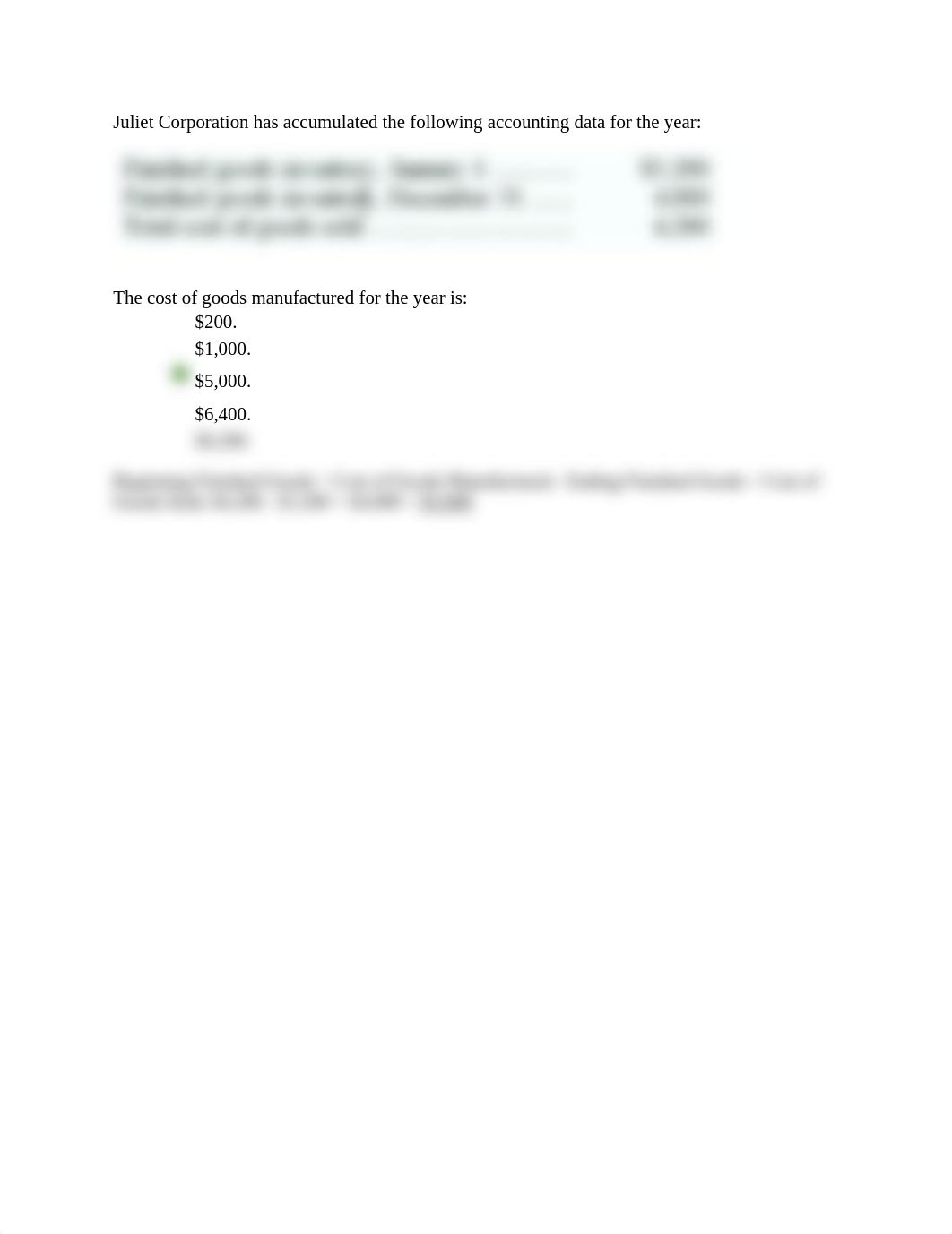 ACC 122Juliet Corporation has accumulated the following accounting data for the year_dnit7asy3n2_page1