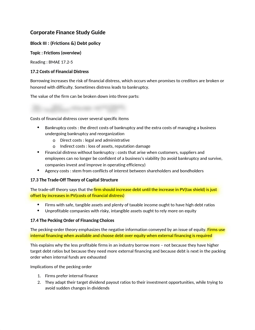 Corporate Finance Study Guide Block III.docx_dnixegmfivj_page1