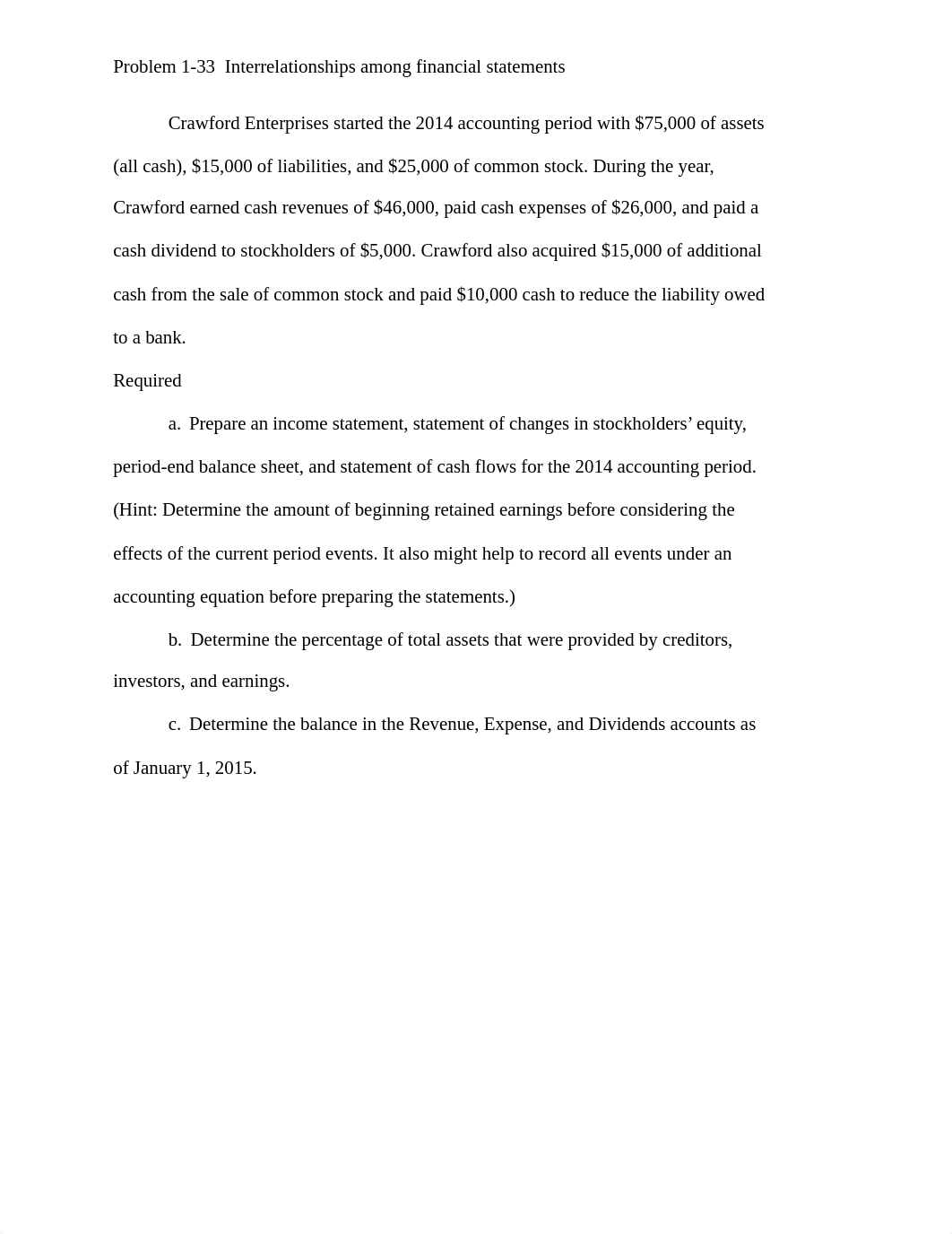 WEEK 1 HOMEWORK Problem # 1-33 on page 44 using Excel.docx_dnj4peo0pw0_page2