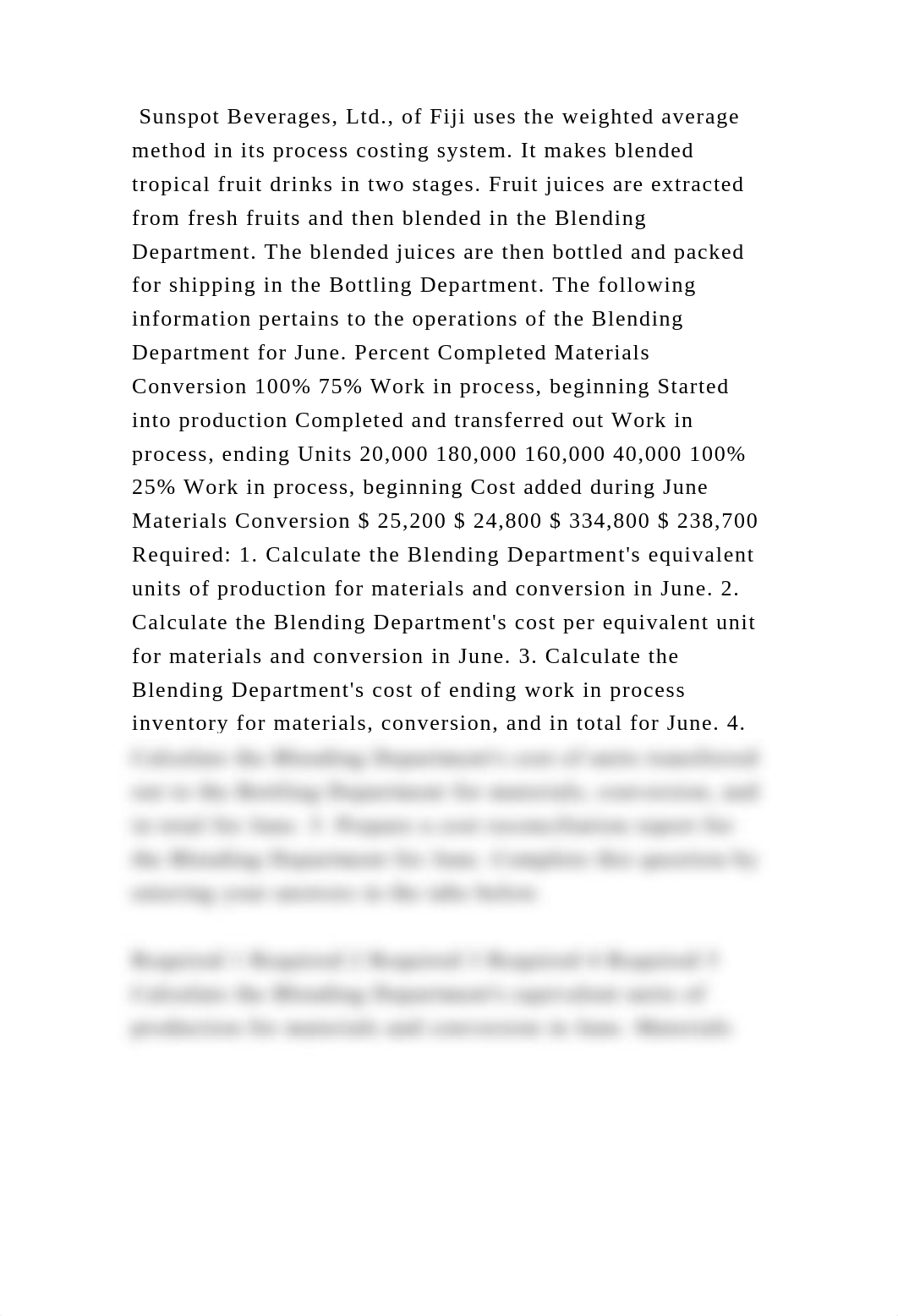 Sunspot Beverages, Ltd., of Fiji uses the weighted average method in .docx_dnj5393kb2r_page2