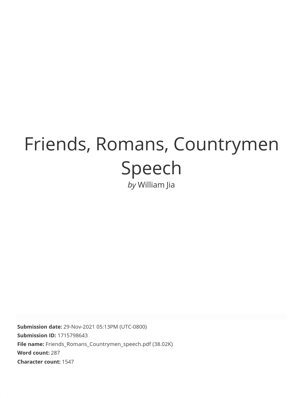 Friends, Romans, Countrymen Speech (1).pdf_dnj7kyqnhld_page1