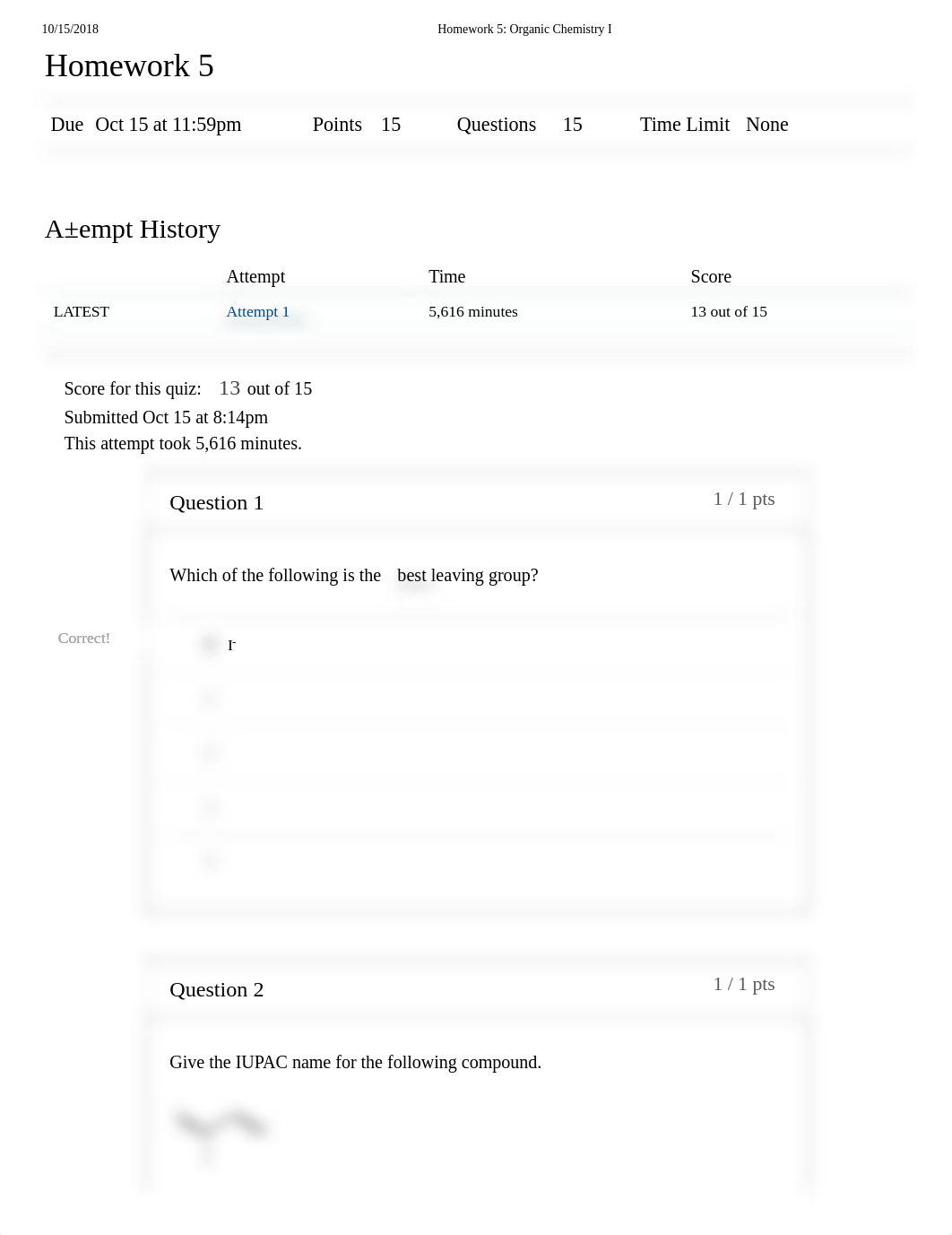 Homework 5_ Organic Chemistry I.pdf_dnjc0clk2uh_page1