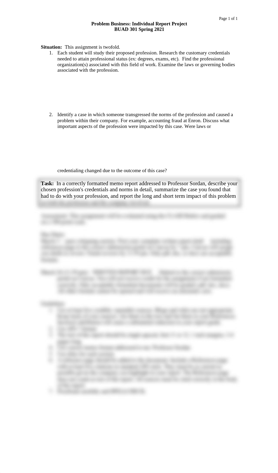 BUAD 301 Individual Report .docx_dnjd9y280tt_page1