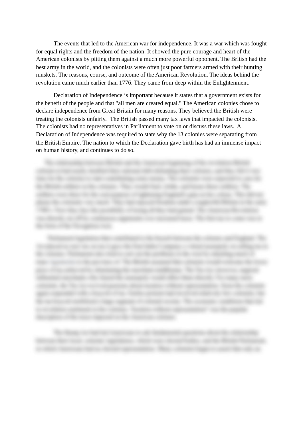 Essay War of Declaration of Independence.docx_dnjqpj0f939_page1