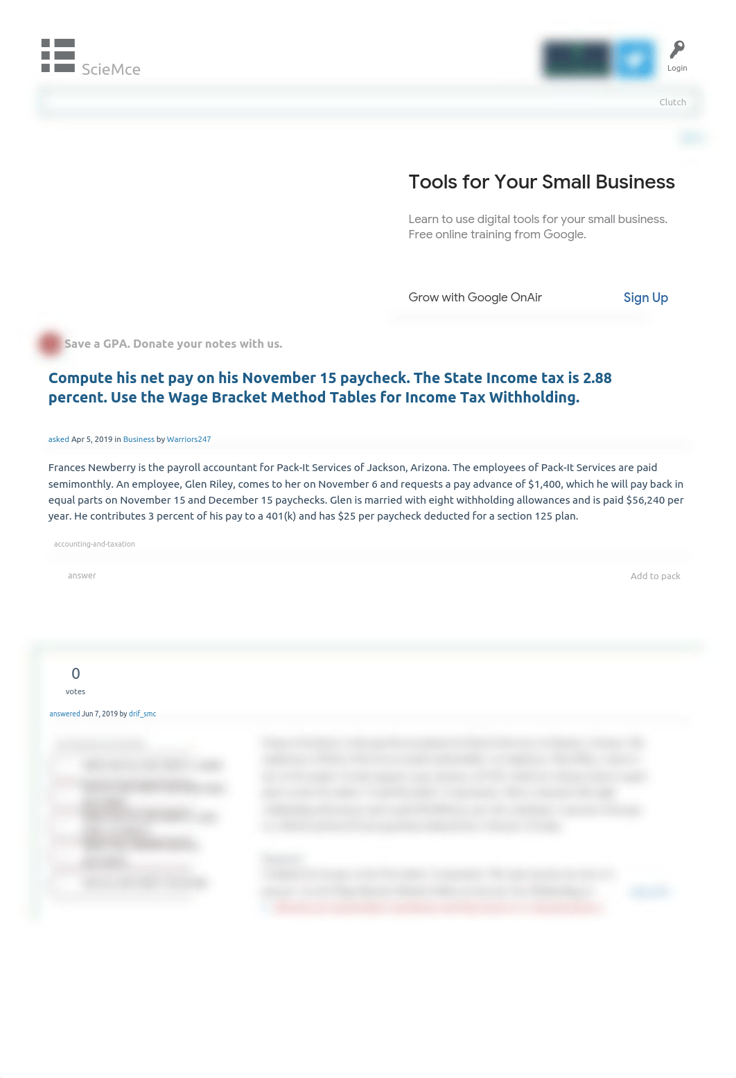 Compute his net pay on his November 15 paycheck. The State Income tax is 2.88 percent. Use the Wage_dnk4ft4ql11_page1