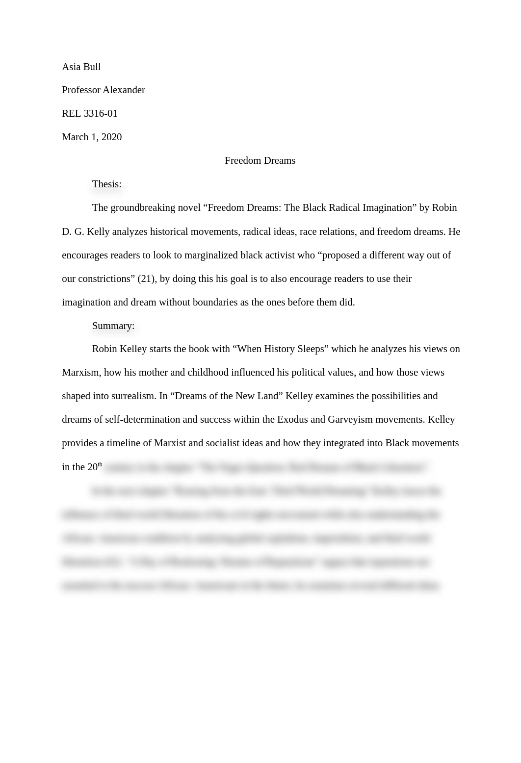 reflection essay #2 Freedom Dreams.docx_dnk94xy3y9u_page1