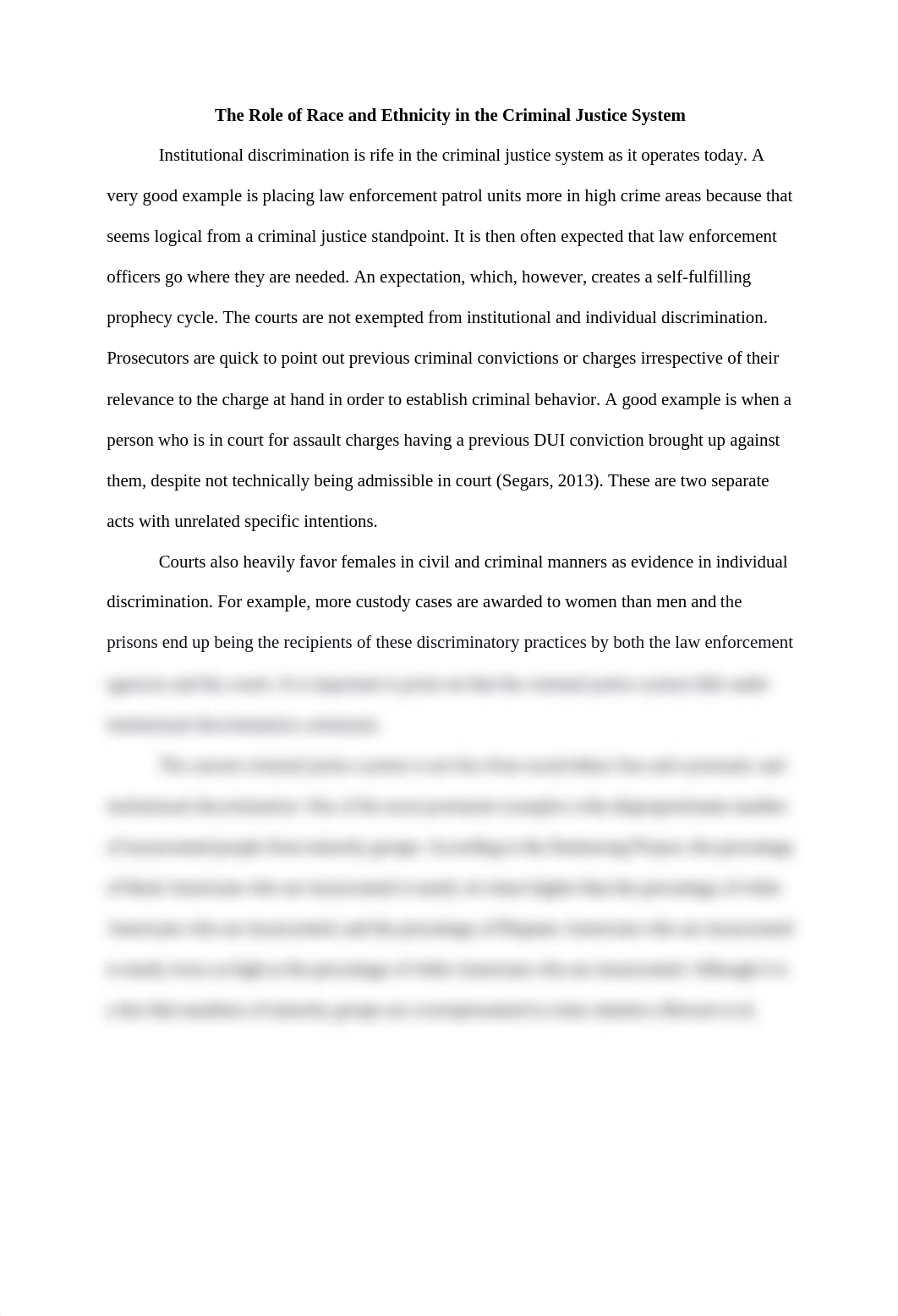 Week 5 Discussion_The Role of Race and Ethnicity in the Criminal Justice System.docx_dnkf5zssxbb_page1