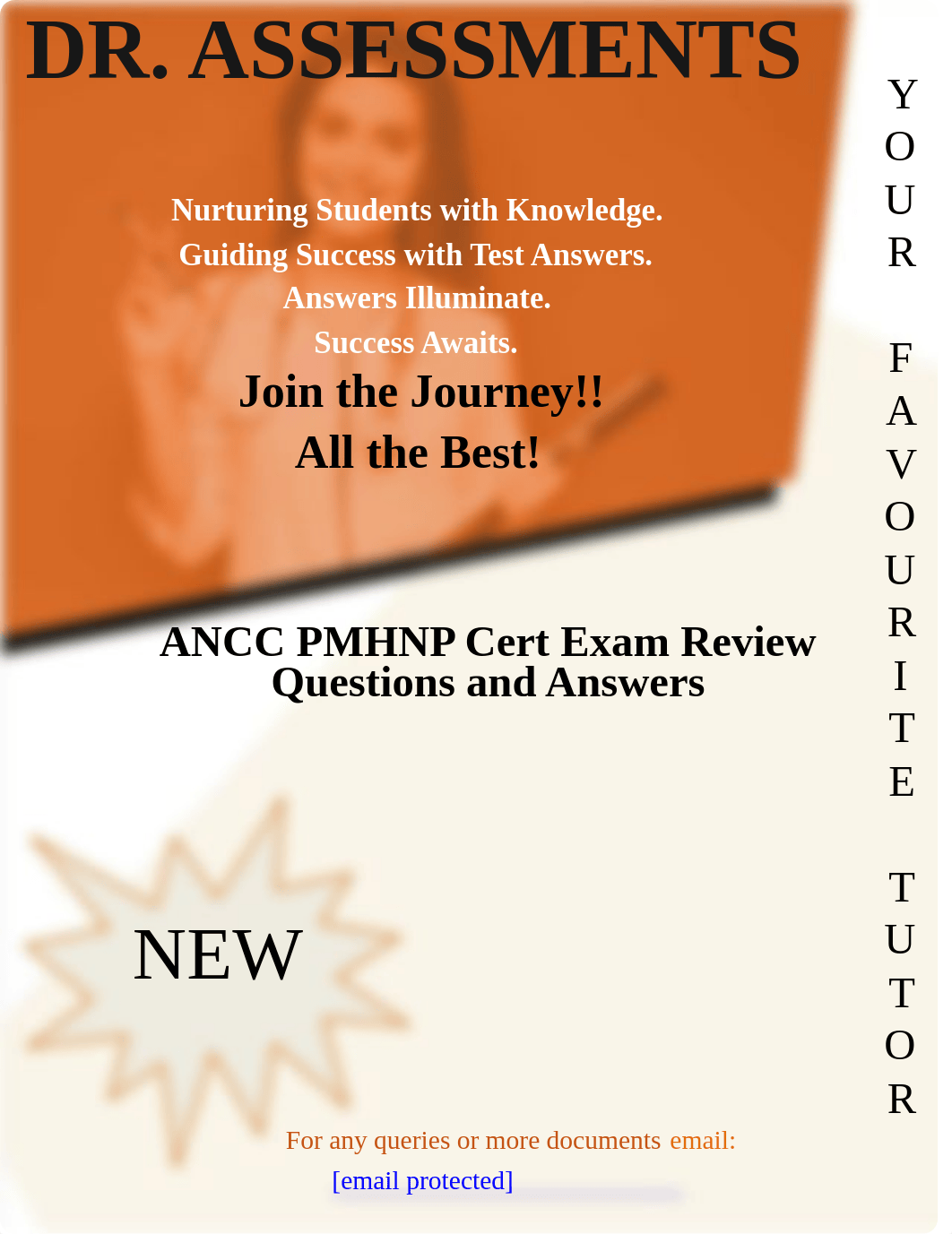 ANCC PMHNP Cert Exam Review Questions and Answers.pdf_dnki8t70elh_page1