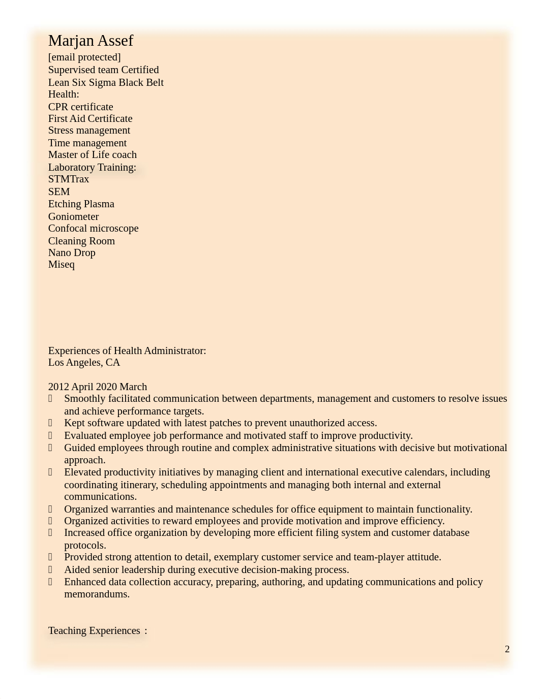 Resume for healthcare administration.docx_dnklfd37z12_page2