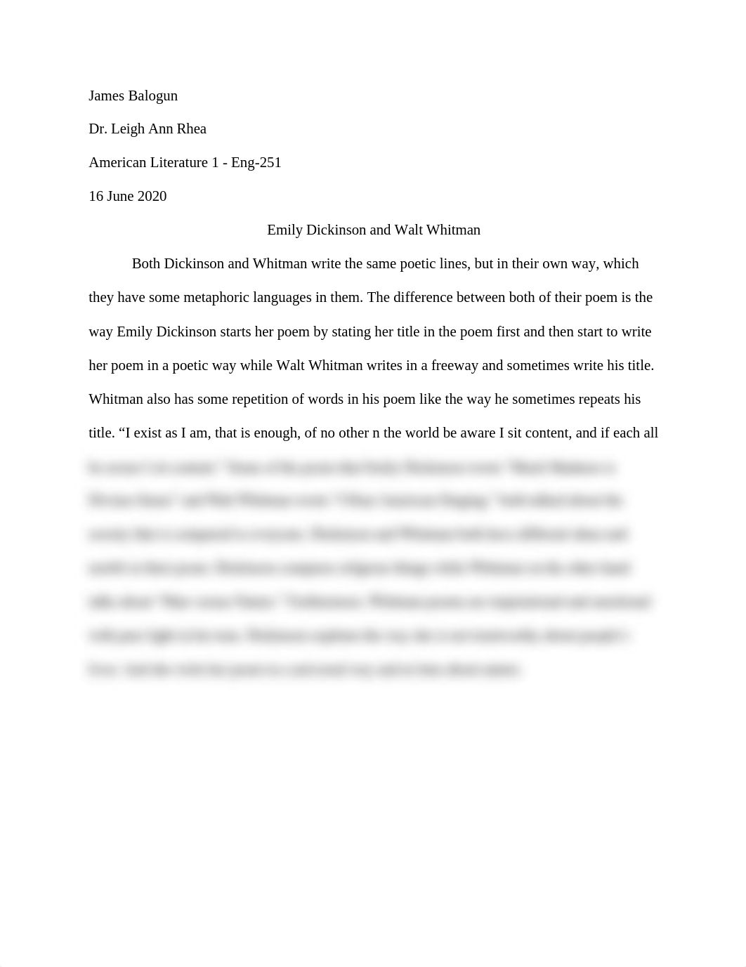 Dickinson and Walt Whitman Assignment.docx_dnknl7fi8c8_page1