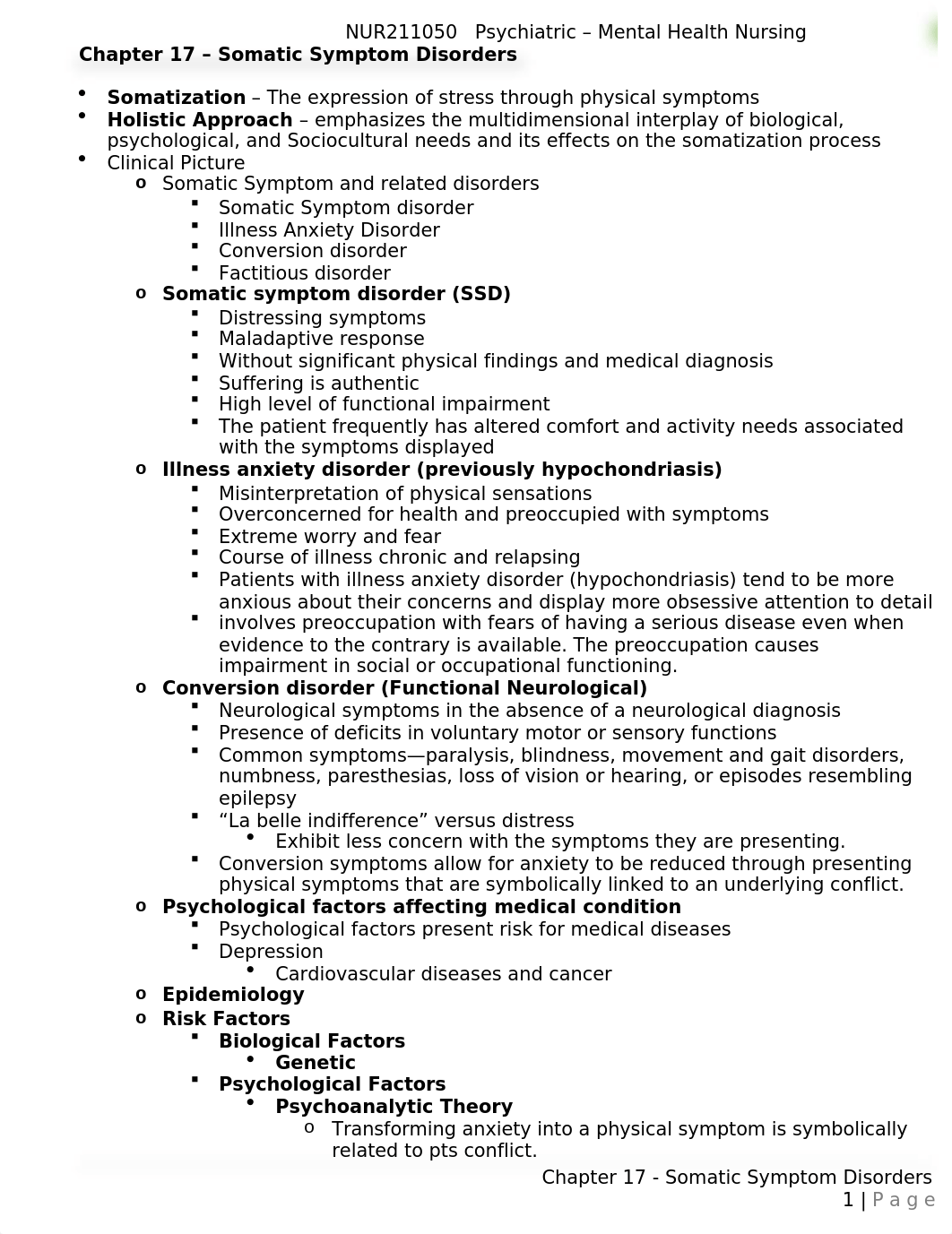 Chapter 17 - Somatic Symptom Disorders.docx_dnkvo7jshsd_page1