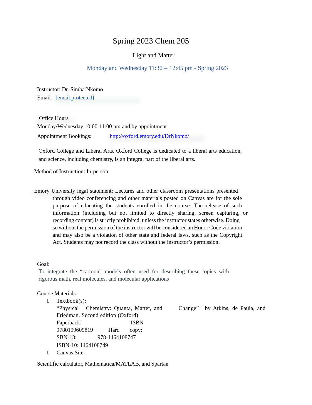 SP23_Chem 205 Syllabus.pdf_dnkxp74lvun_page1