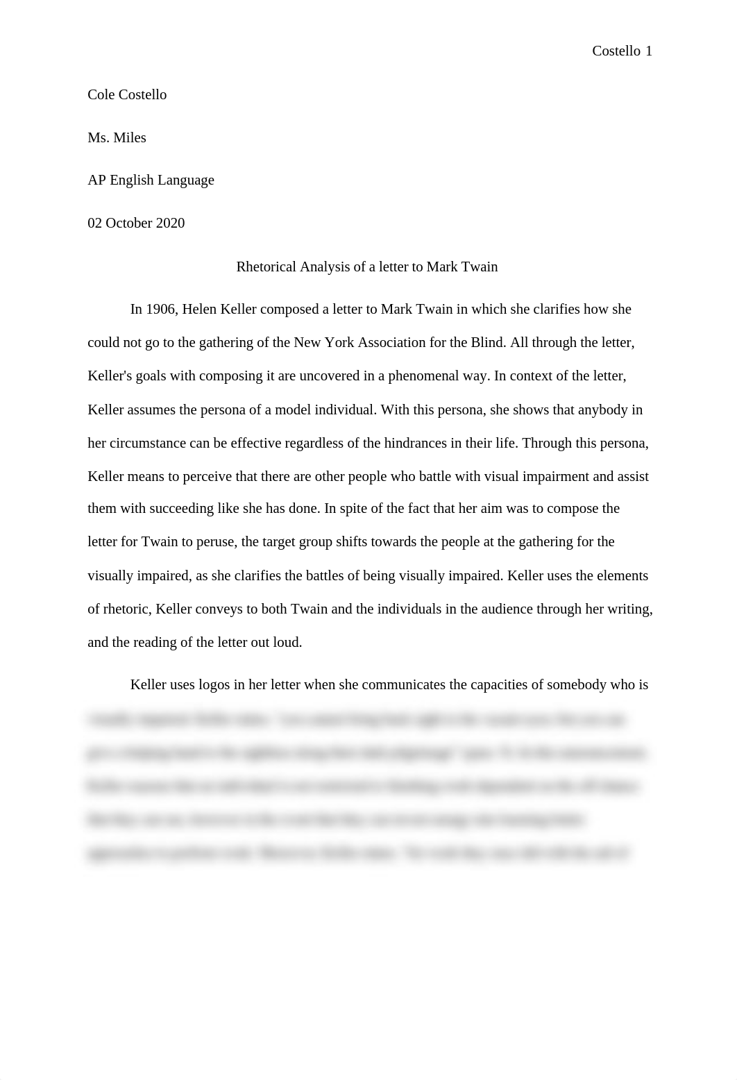 Rhetorical analysis letter to mark twain cole costello 10-2-2020.docx_dnl0lyv94bb_page1