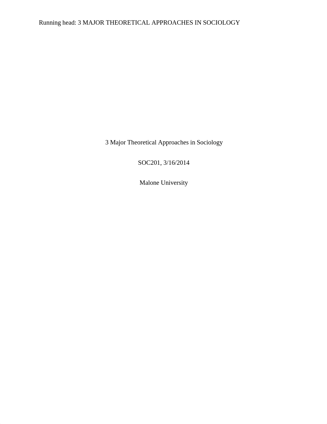 3 Major Theoretical Approaches in Sociology Paper_dnl1038uacn_page1