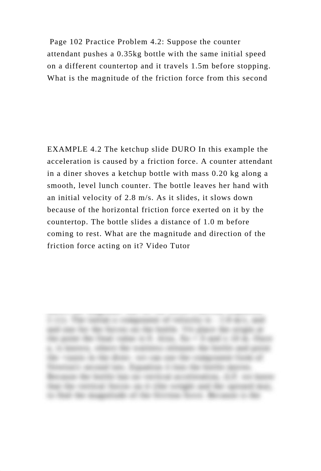 Page 102 Practice Problem 4.2 Suppose the counter attendant pushes a.docx_dnl380yjyjc_page2