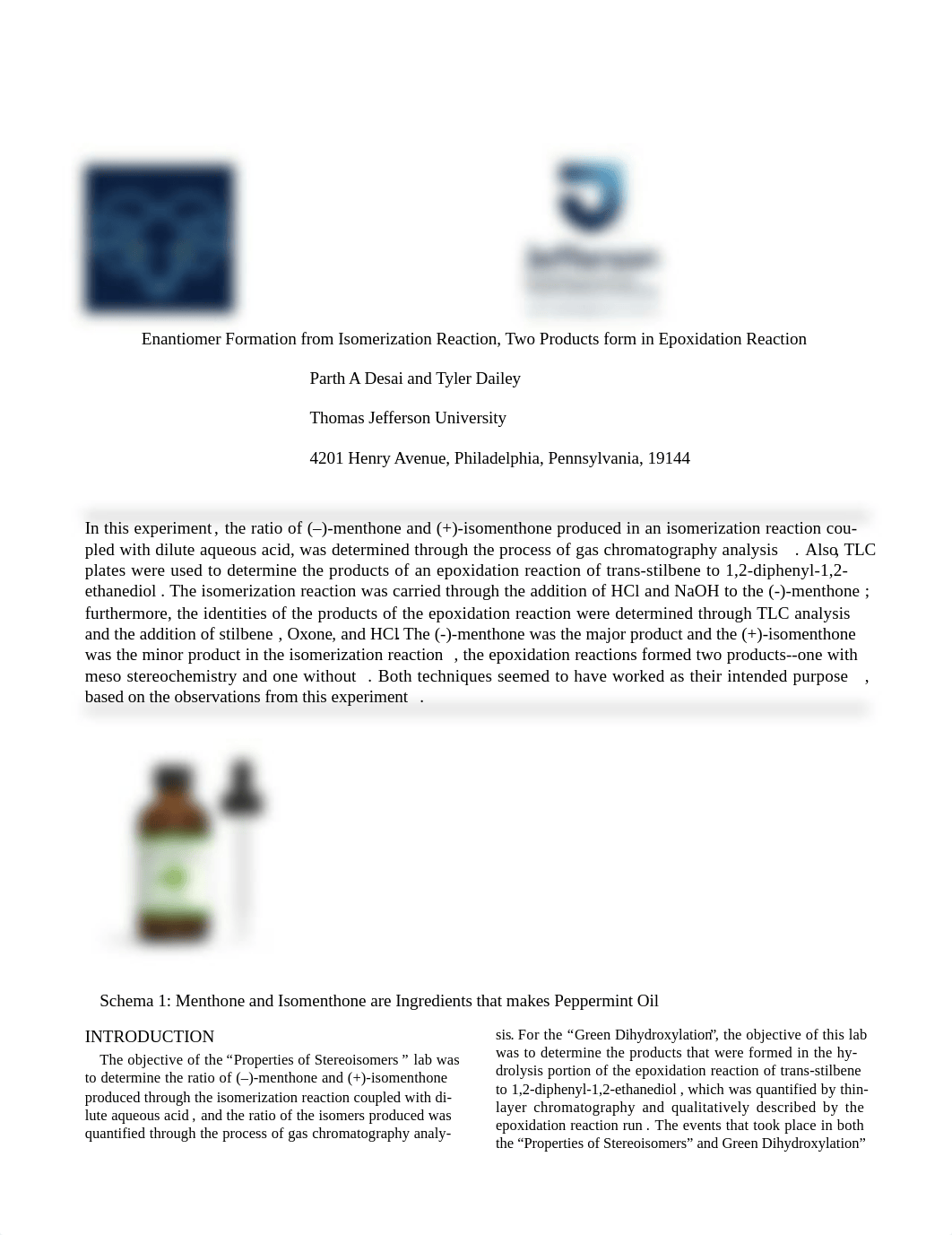 Reaction Stereochemistry Lab Report.docx_dnlaukokm45_page1