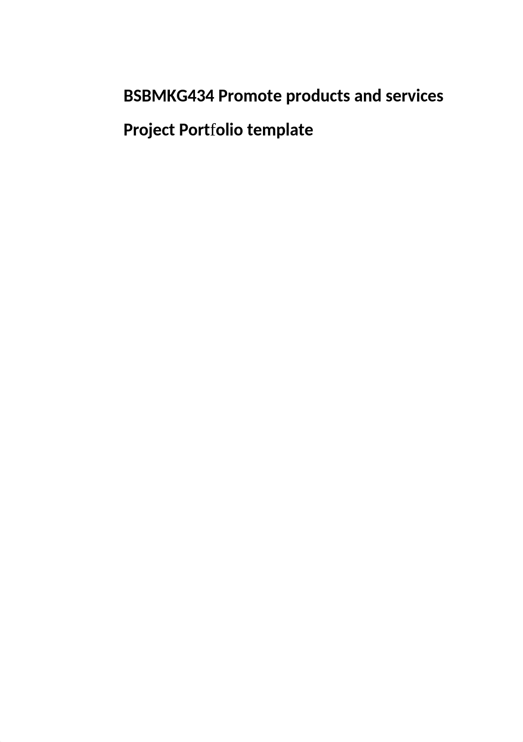 BSBMKG434 Project Portfolio template v1.0.docx_dnlbjntco3h_page1