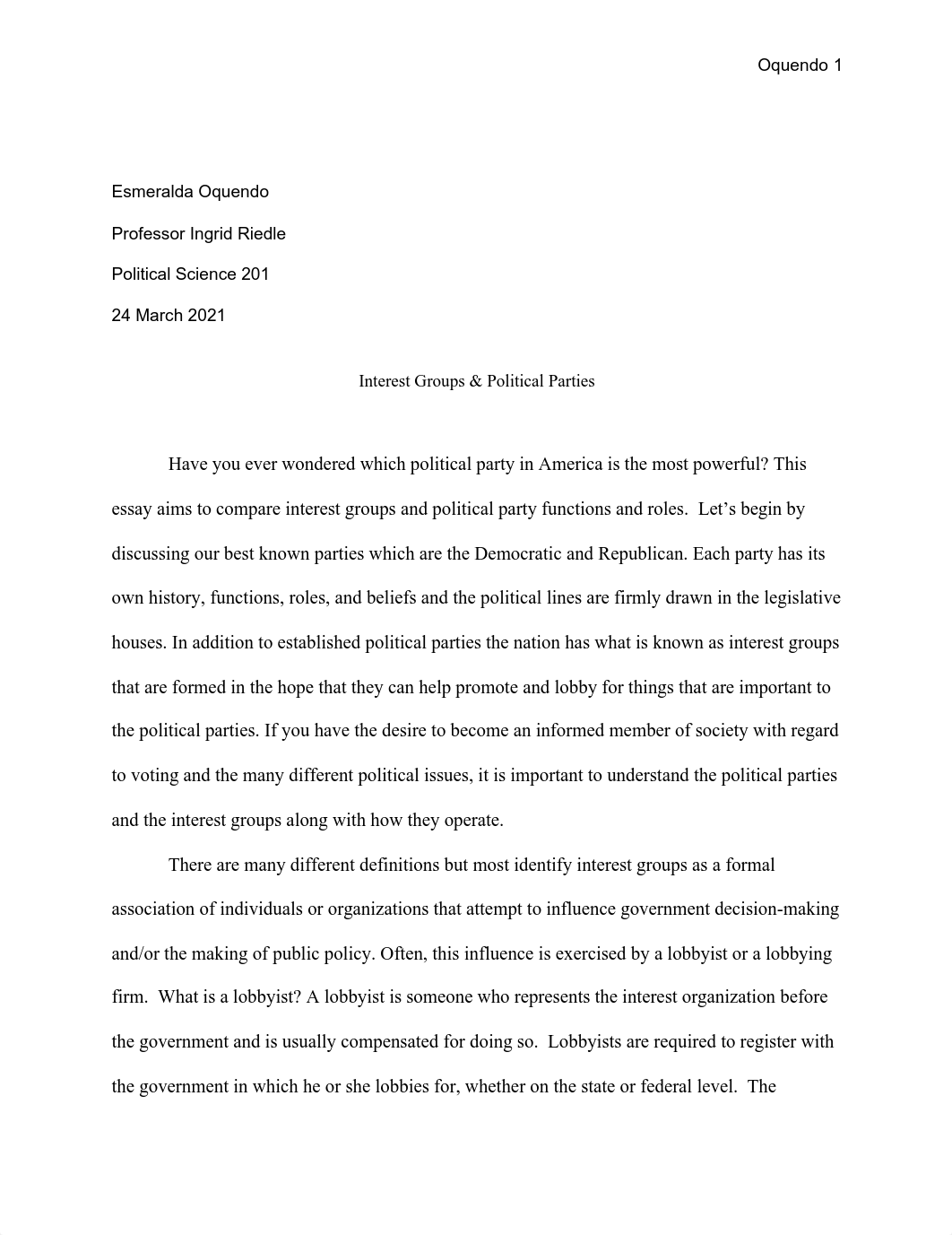 Political Science Module 4 Assignment - Interest Groups & Political Parties.pdf_dnld3tu7i6q_page1