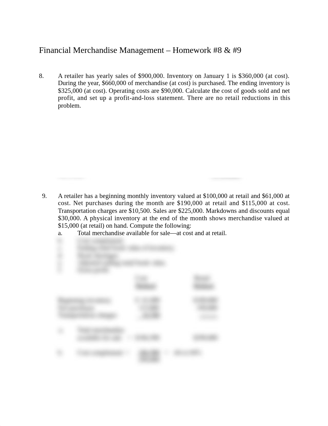 Financial Merch Mgmt HW #8#9 AnswersRevised_1_.doc_dnlu4dg1uod_page1