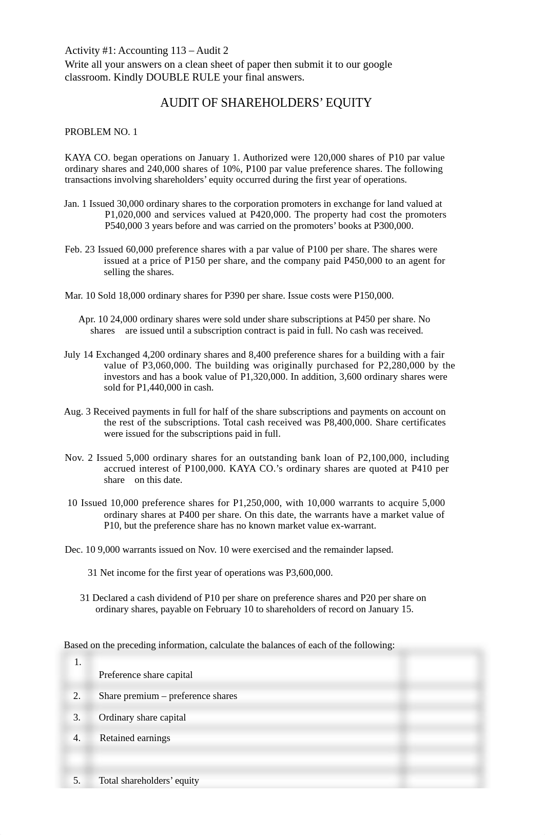 Gracelyn May Layug - Activity #1 - Audit of Shareholders' Equity.docx_dnmno59pz54_page1