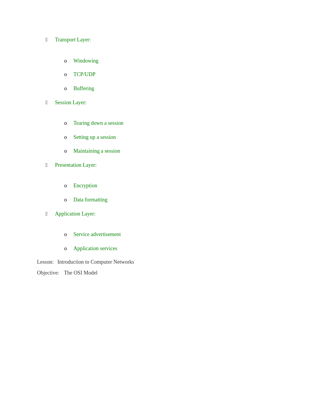 Here are the features of the OSI model layers_dnmoapcun1j_page2