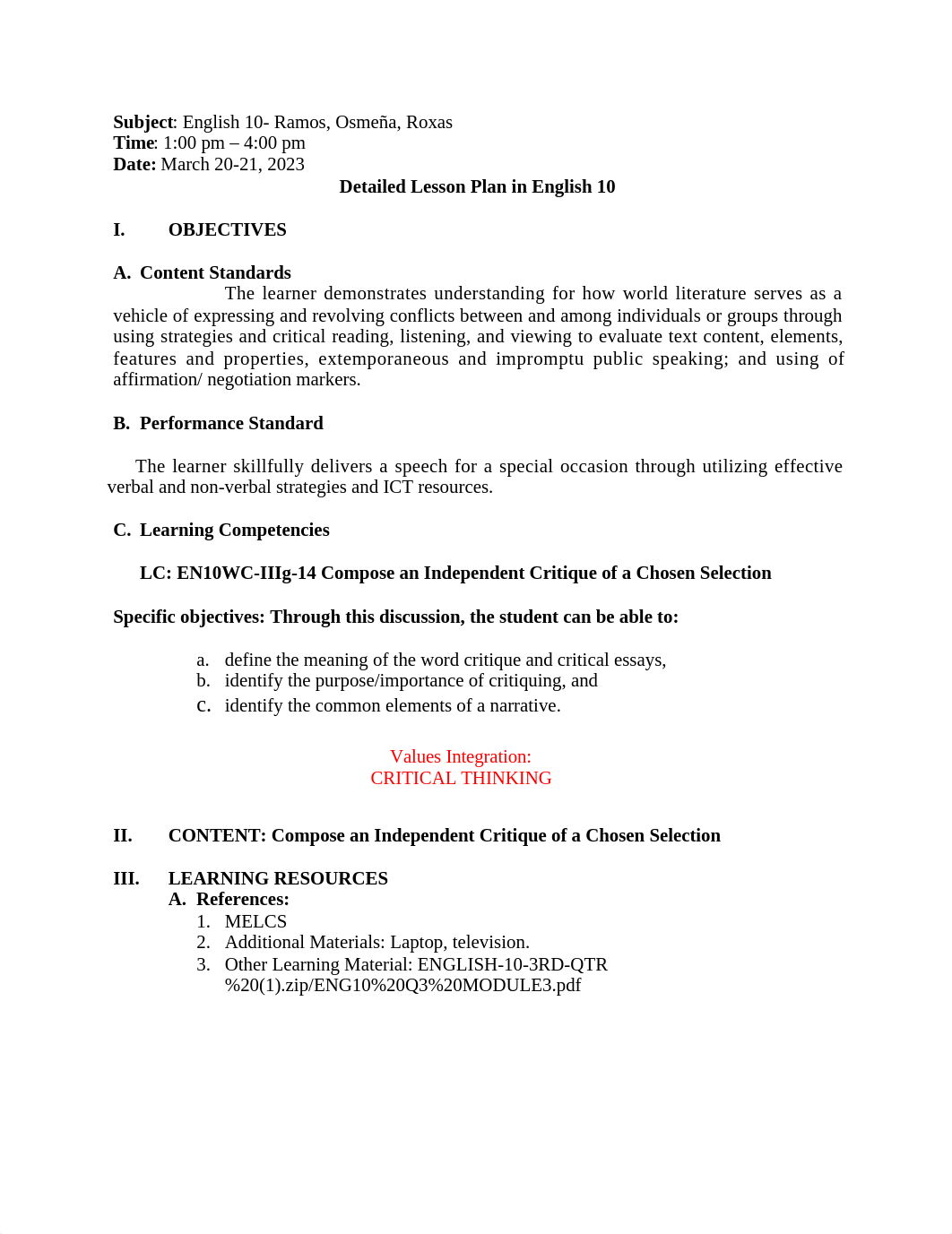 DLP WEEK 3 DAY #1 and DAY #2 COMPOSE AN INDEPENDENT CRITIQUE.docx_dnmq6cplpwj_page1