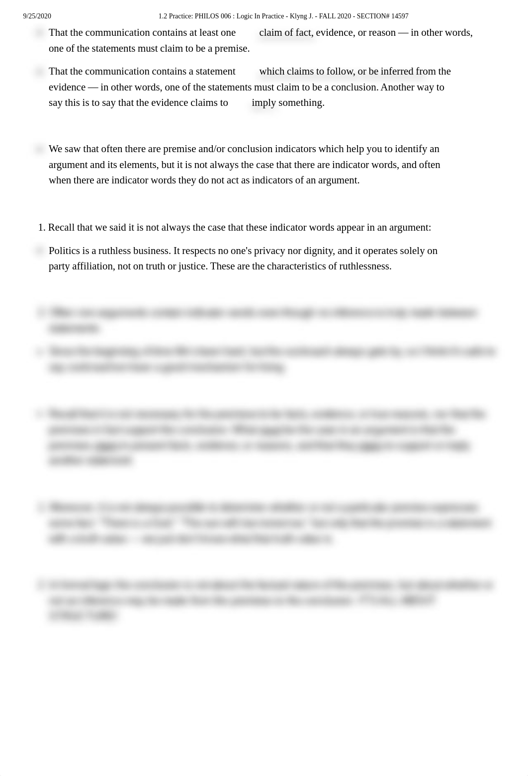 1.2 Practice_ PHILOS 006 _ Logic In Practice - Klyng J. - FALL 2020 - SECTION# 14597.pdf_dnmt6tm3cc9_page2