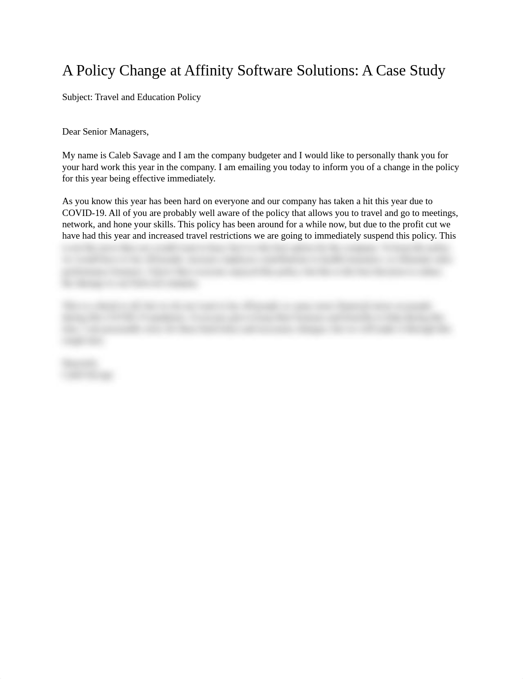 A Policy Change at Affinity Software Solutions-Caleb Savage.docx_dnmxeruwkid_page1