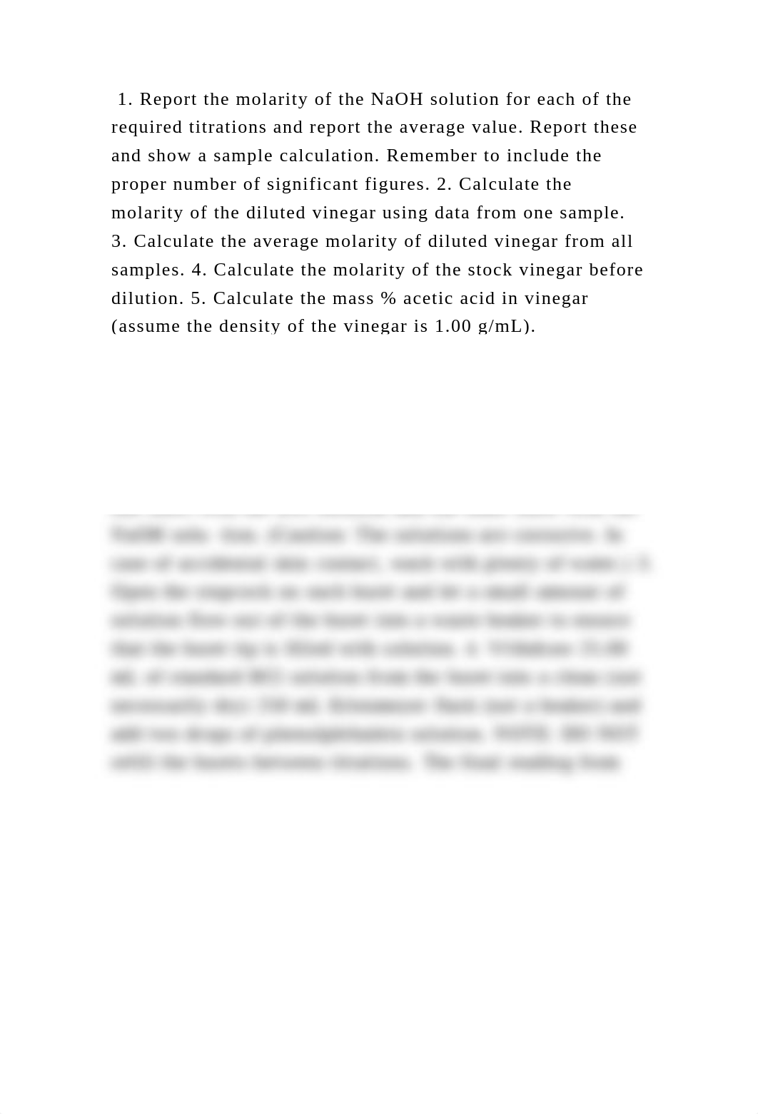 1. Report the molarity of the NaOH solution for each of the required .docx_dnn1t2bja17_page2