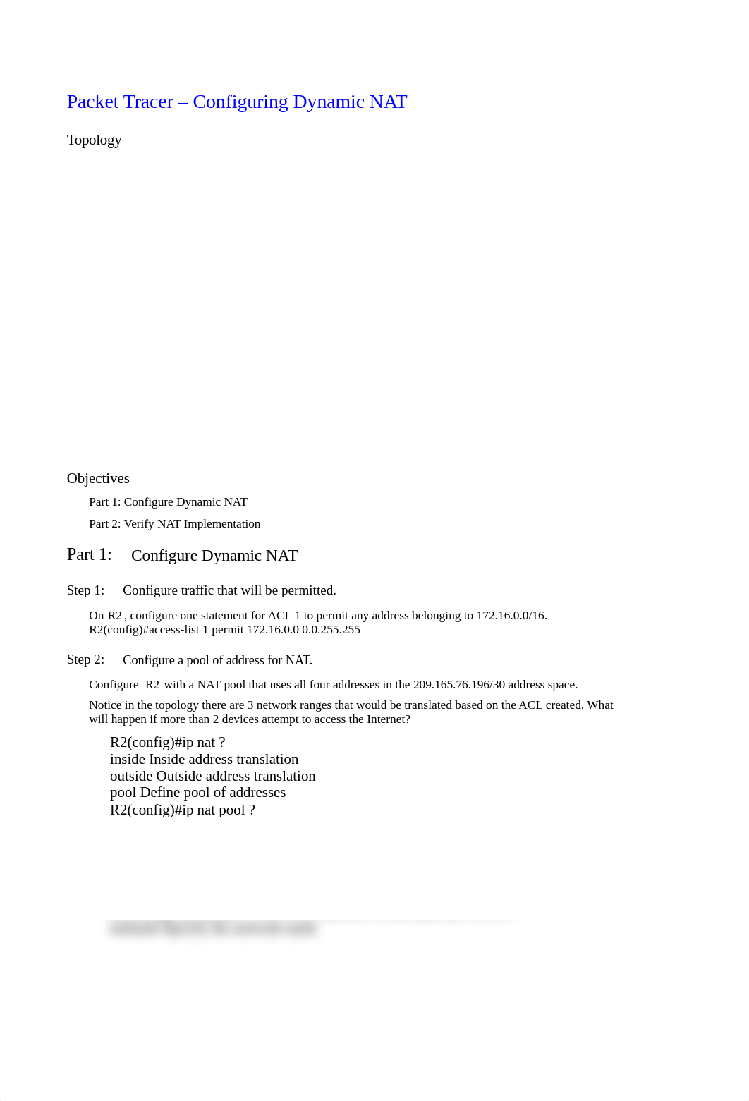 9.2.2.5 Packet Tracer - Configuring Dynamic NAT-Amyan Noah.doc_dnnasqpq642_page1