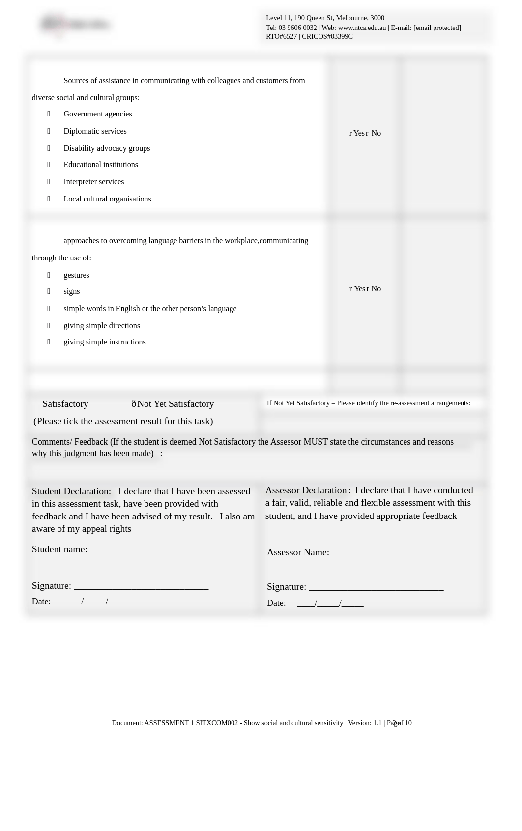 ASSESSMENT 1 SITXCOM002 - Show social and cultural sensitivity (1).docx_dnnjiequrat_page2