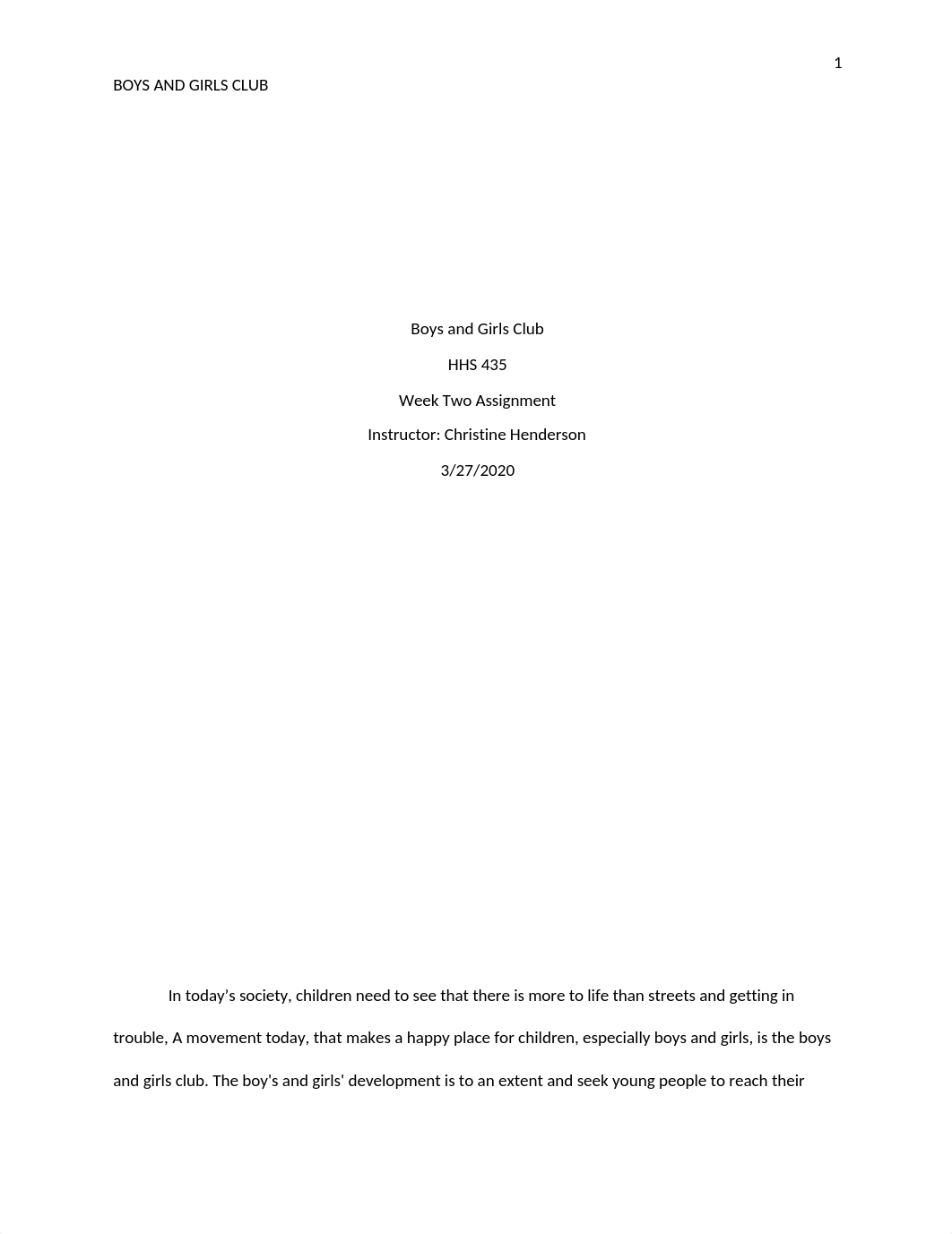 Boys and Girls Club HHS Week Two assisgnment.docx_dnnu5ntlqlr_page1