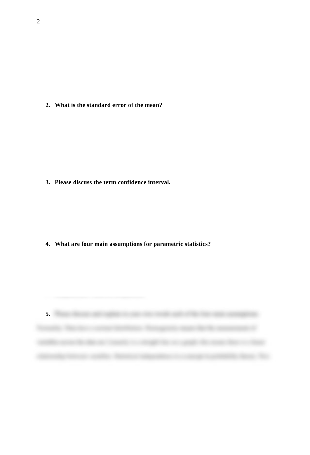 8201Week 5 - Assignment- Determine the Standard Error of the Mean, Confidence Intervals, and Paramet_dnnunnn4ilf_page2