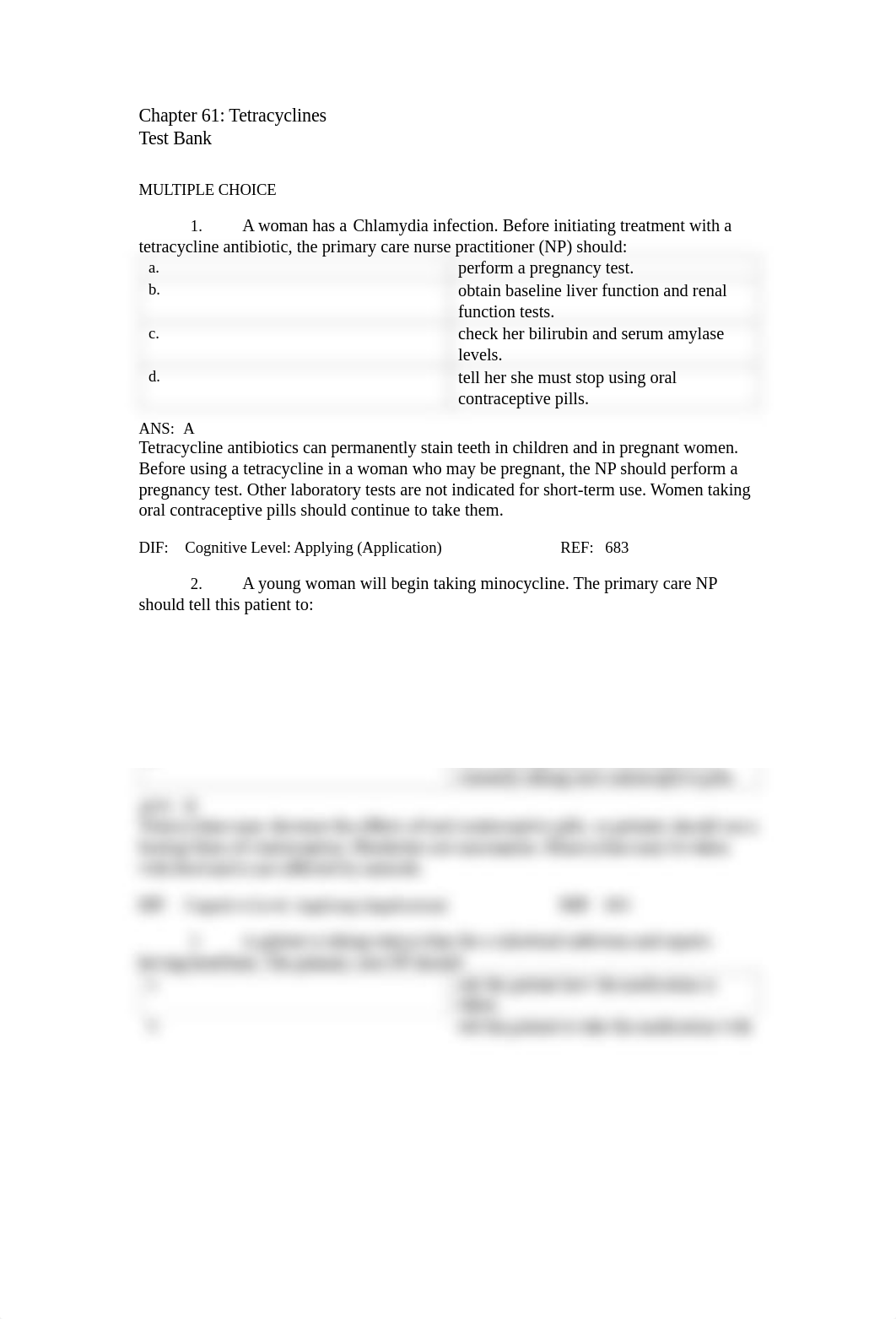 Quizz2. Pharmaco 61. Tetracyclines.  .pdf_dnnw0ih87pl_page1