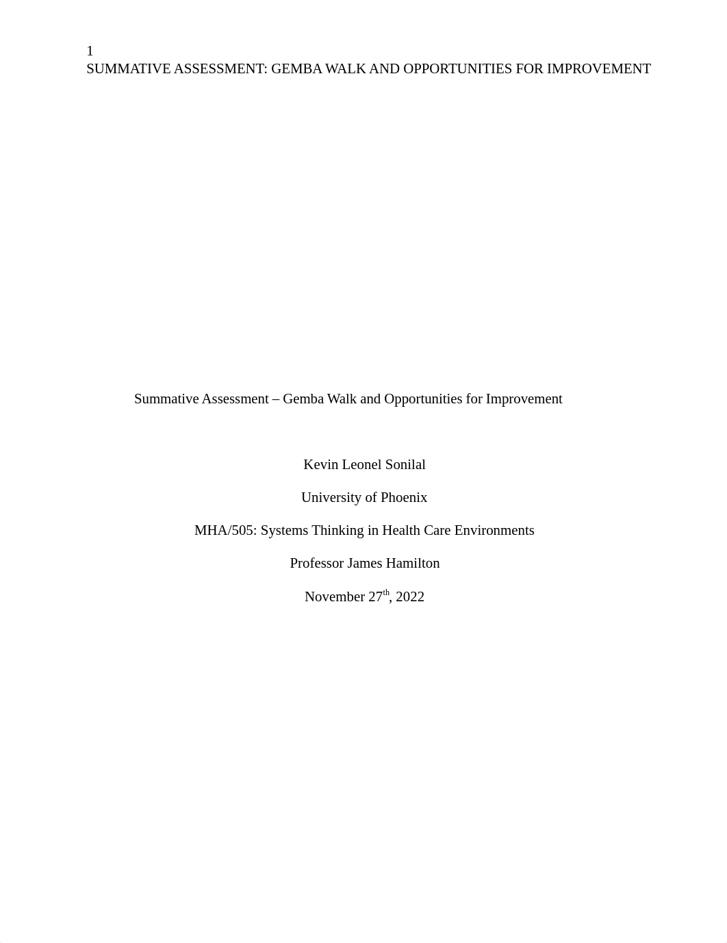 kevin_sonilal - Summative Assessment - Gemba Walk and Opportunities for Improvement.docx_dnojk1lc9yh_page1