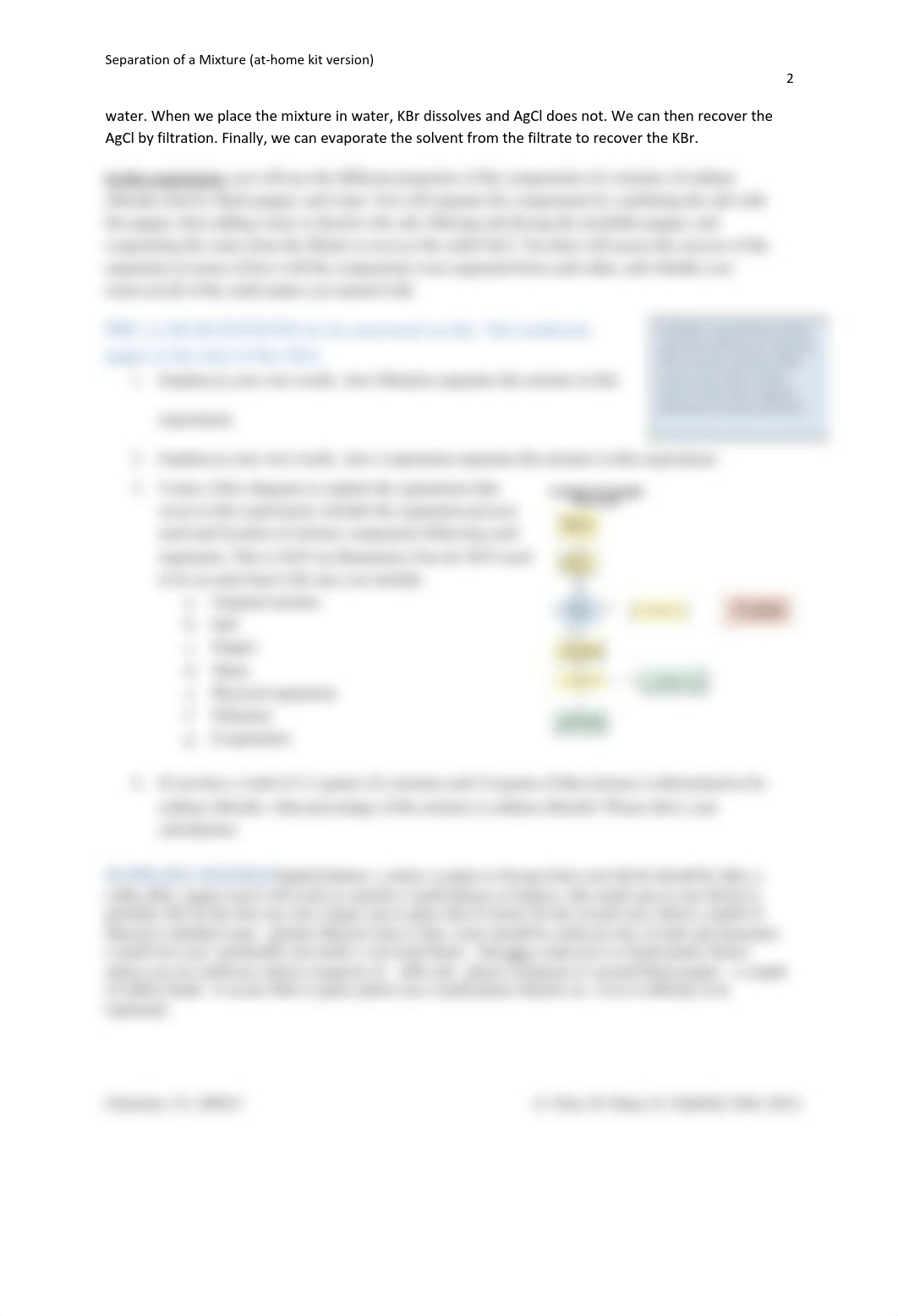 LAB 2 pre-lab, actual experimental data, and experimental observations_ SEPARATION OF A MIXTURE.pdf_dnomeqjj2fr_page2