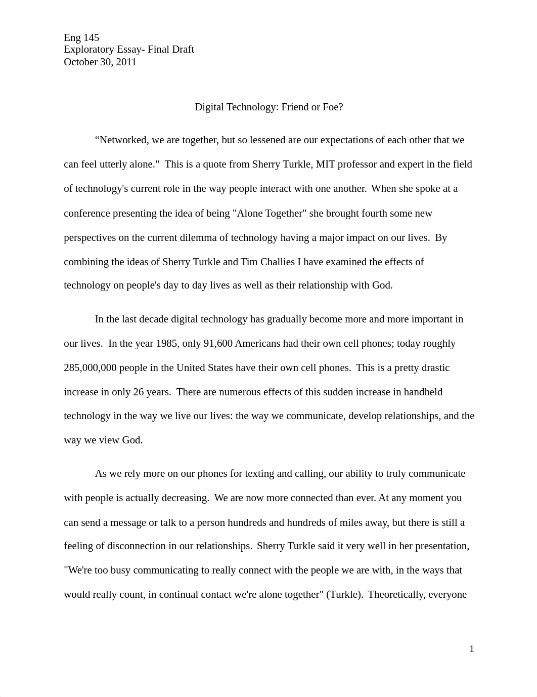 Eng 145 Exploratory Essay- Final Draft_dnoq95py3d7_page1