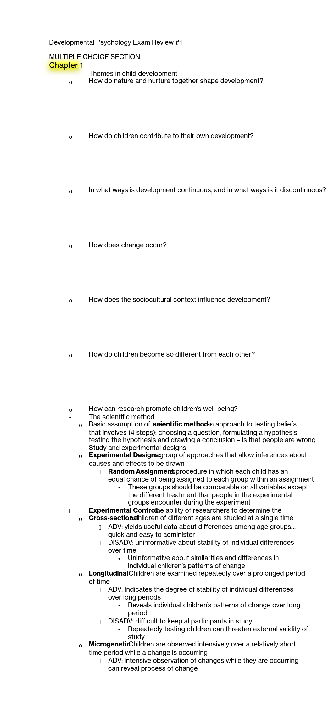 Developmental Psychology Exam 1 Review_dnos7udlcfo_page1