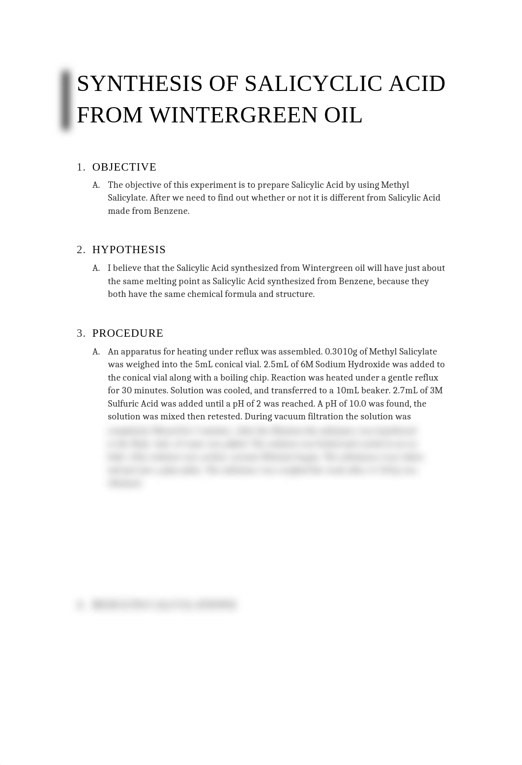 Synthesis of Salicyclic Acid From wintergreen oil .docx_dnpgfp8vn2b_page1