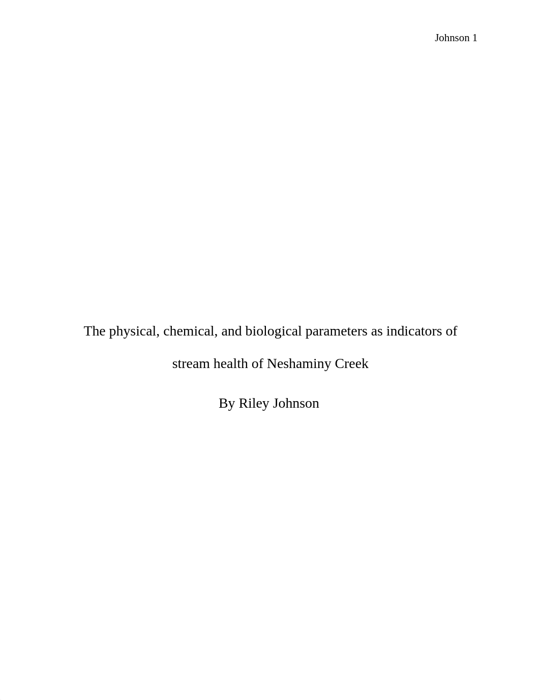 Neshaminy Creek Lab Report field paper.docx_dnpohop7rm8_page1