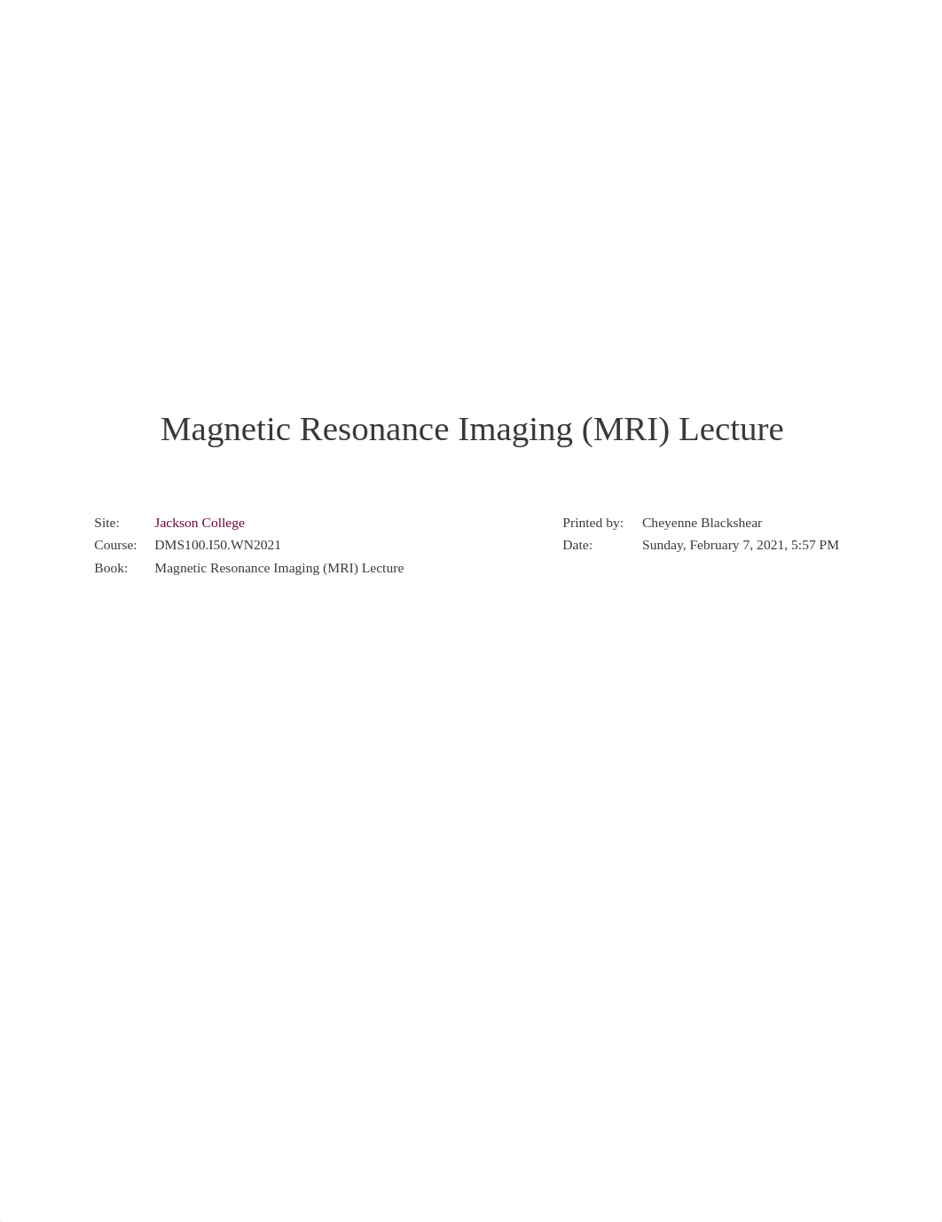 Magnetic Resonance Imaging (MRI) Lecture.pdf_dnqah5xj8mt_page1