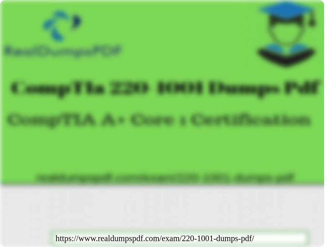 CompTIA 220-1001 Dumps Pdf - Innovation For Perfection.pdf_dnqnfviiy2j_page1