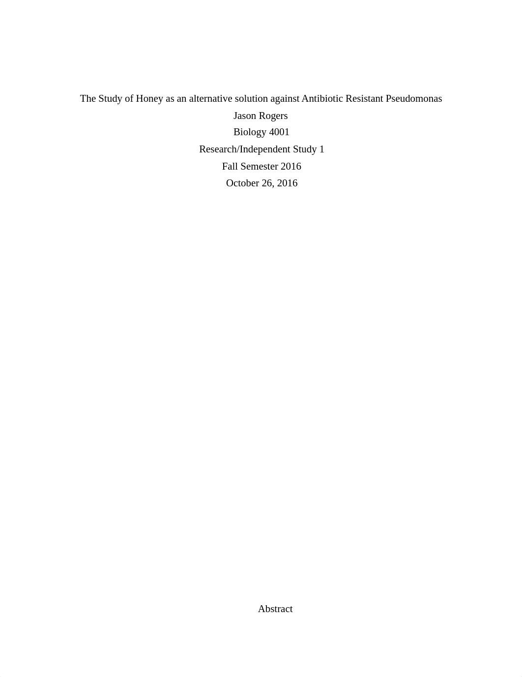 The Study of Honey as an alternative solution against Antibiotic Resistant Pseudomonas (1) (1)_dnqp41jyt5b_page1