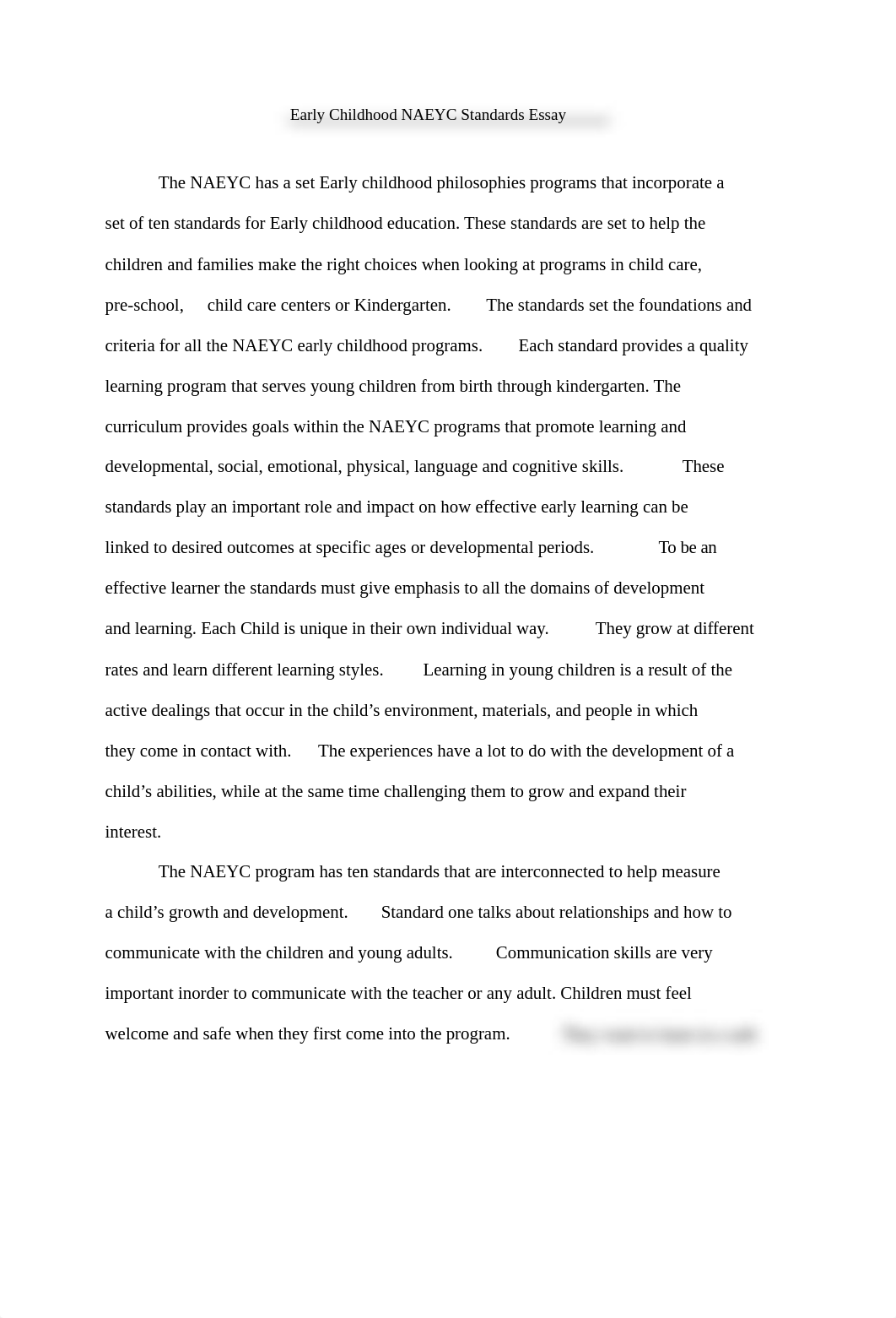 Early Childhood NAEYC Standards Essay.pdf_dnqqxs0z5gf_page1