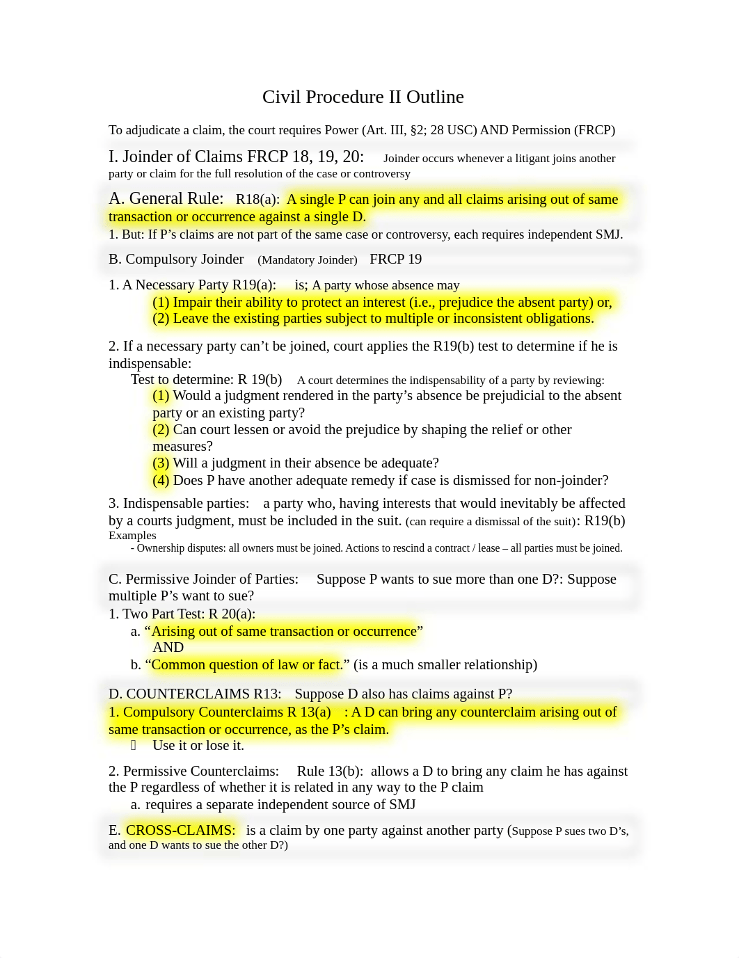 Civil Procedure II Outline MINI ME (1).doc_dnqt7m3flgv_page1