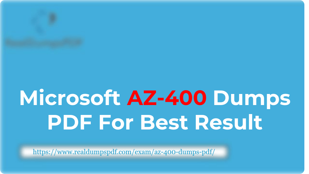 Microsoft AZ-400 Dumps Pdf - Bona fied And Valid.pdf_dnqxi1fqgi0_page1