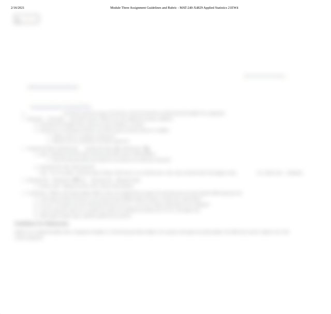 Module Three Assignment Guidelines and Rubric - MAT-240-X4829 Applied Statistics 21EW4.pdf_dnqxl6ybpve_page1