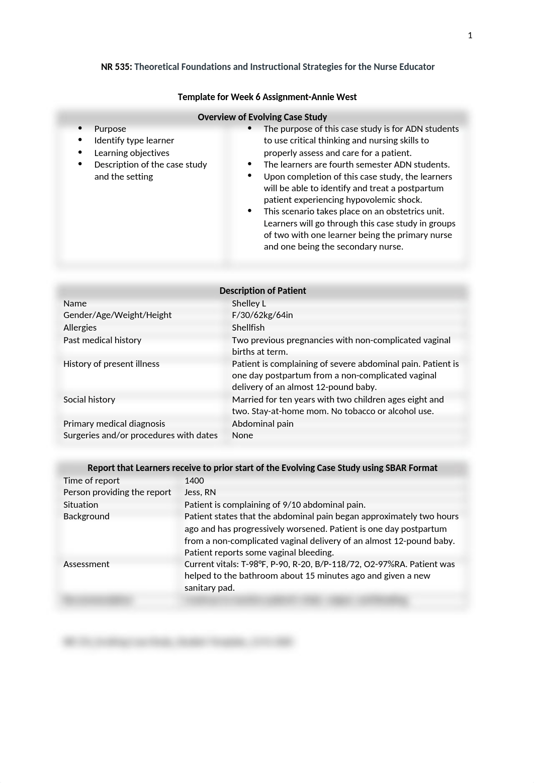 Week 6 Evolving Case Study Hypovolemic Shock.docx_dnr9t4lzkp7_page1