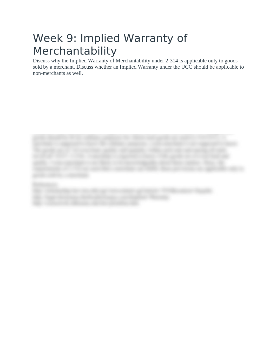 Week 9- Implied Warranty of Merchantability.docx_dnrayv2c033_page1