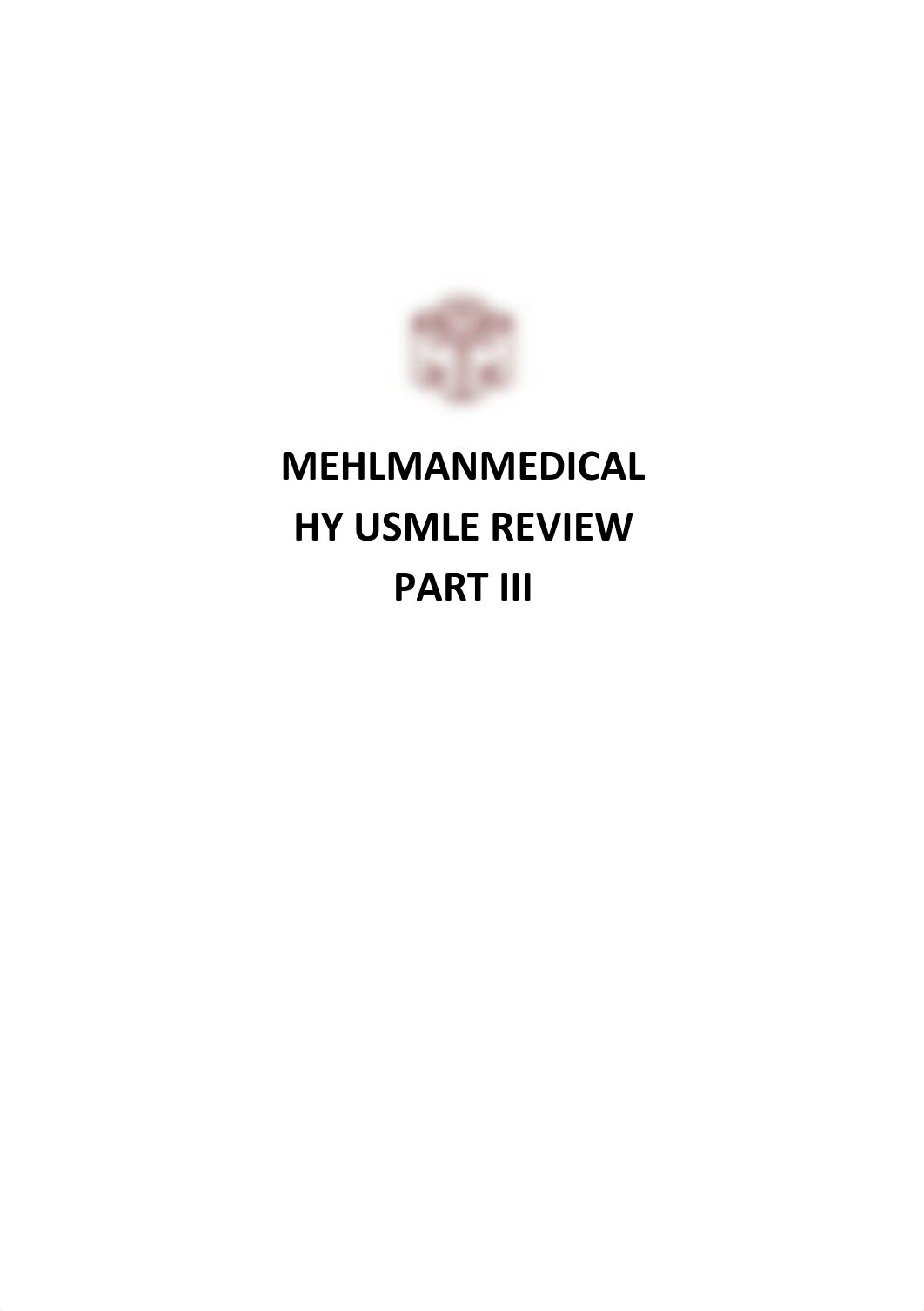 HY Mixed USMLE Review Part III.pdf_dnrcflv45se_page1